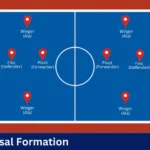 1-1-2-1 Futsal Formation